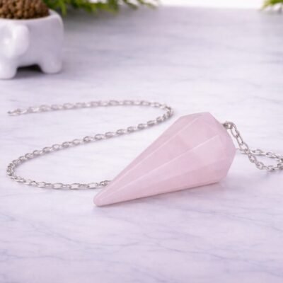 Péndulo Cuarzo Rosa
